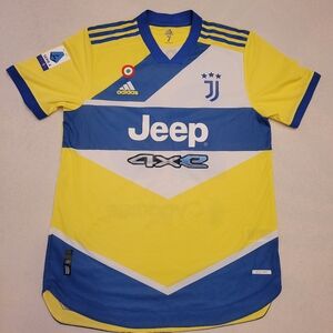 Adidas Yellow and Blue Juventus Jersey